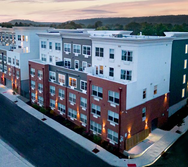 exterior of Mohring Place: Luxury Apartments building